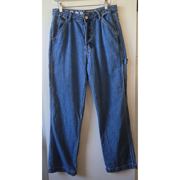 SONG Jeans Womens 30 Carpenter 90s Boyfriend High Rise Button Fly Medium Wash - Picture 1 of 8